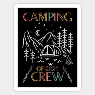 Camping Crew 2024 Magnet